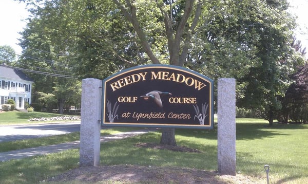 Note the new sign- it's been Reedy Meadow for quite some time now.