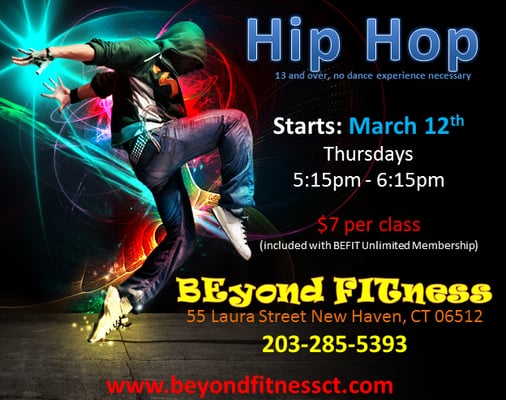 Beyond Fitness, Hip Hop, New Haven, West Haven, East Haven