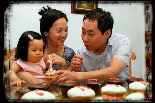 birthday and cupcakes