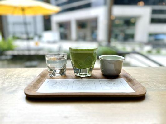 Matcha tasting flight