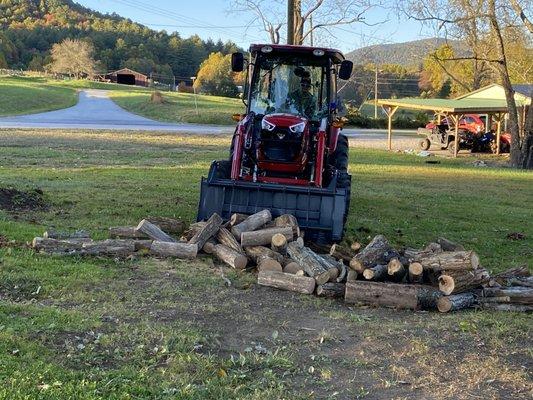 Tractor work $100 hr