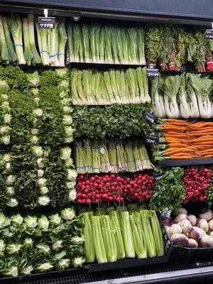 Our fresh produce on display.