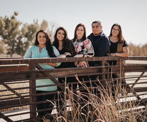 Erika, Cassandra, Jolene, Arturo, & Cori