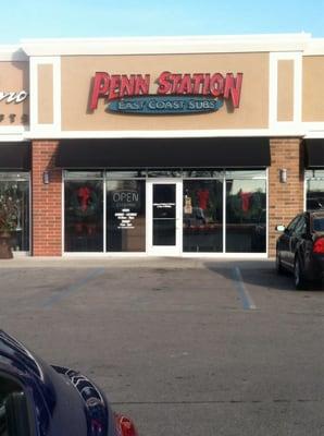 Penn Station, located between Bartz Viviano and The Oasis, across the street from Burger King.