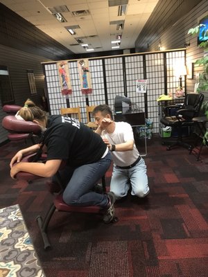 Chair massage