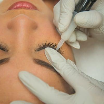 Helping Lelani with Permanent Makeup and her eyeliner tattoo