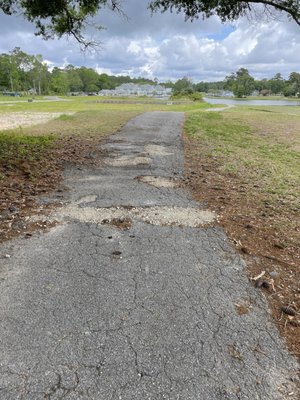 Cart path that they want "all 4 tires on"!?!