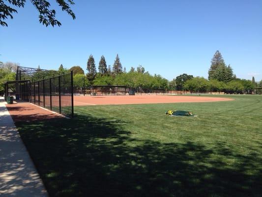 Baseball field. There are a bunch.