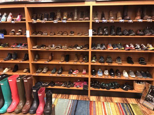 Shoe selection