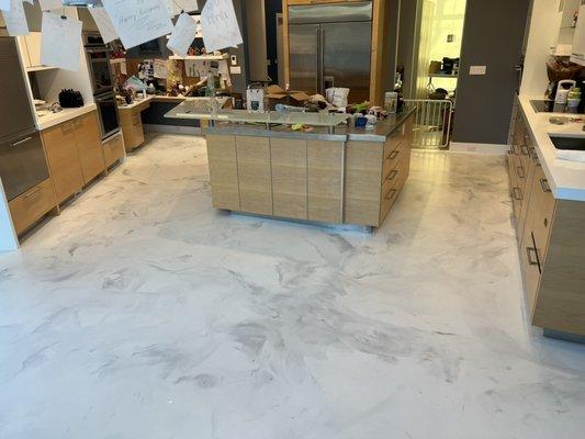 Customs marble floor