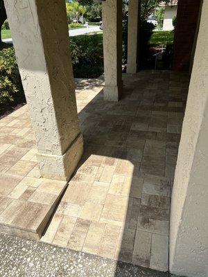 Front patio walkway