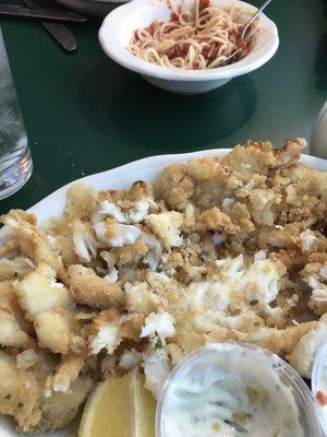 The worst fried fish ever. Smelt terribly fishy yest had zero flavor! Couldn't even get it on the fork it just disintegrated. yuck