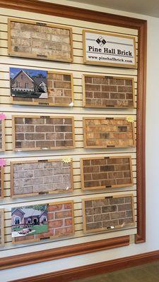 Great selection of face brick