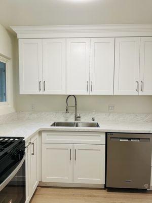 Remodeled kitchen