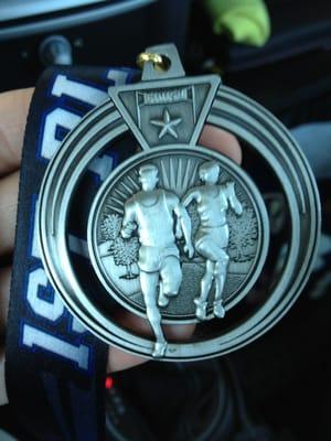 1st Place F35-40 medal