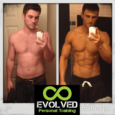 Collin went from 18%BF down to 3% in just 12 weeks!