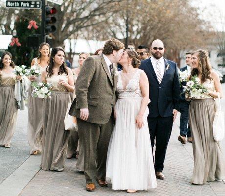 Bridesmaid chiffon skirt