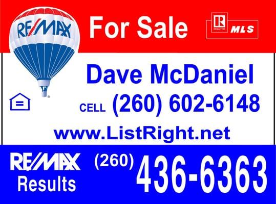 REMAX Results Sign Panel