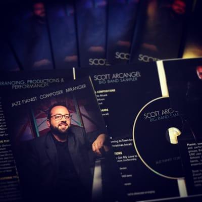 Printed, packed and ready to ship, Jazz Composer Scott Arcangel's latest release!