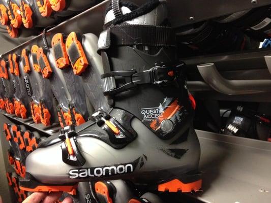 Our boots are very comfortable and have many styles to fit every different foot shape. Ski boots should be comfortable