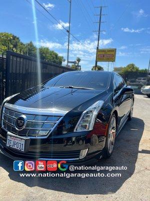 Cadillac Serviced for Oil Change, Brakes, Tune Up, A/C Service