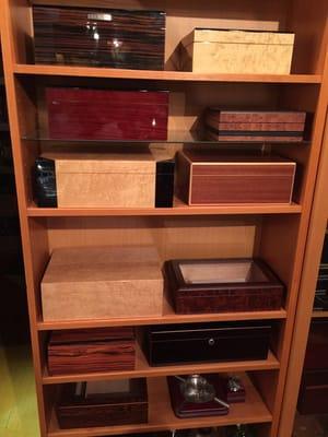 Great humidor selection