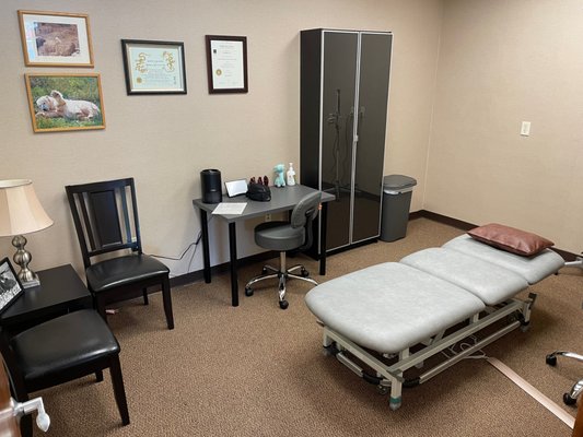 Our spacious treatment rooms are private and comfortable at the Danto Osteopathic Clinic.