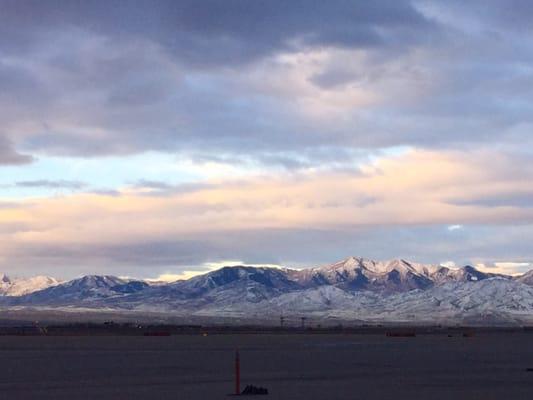 One of the prettier views from an FBO.