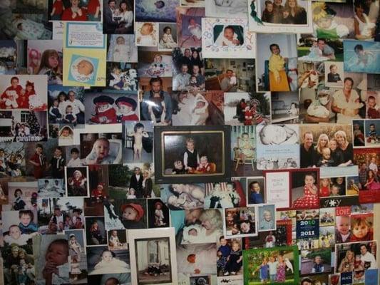 wall of actual patients who sent in pictures of Dr. Werthman miracle hands after a vasectomy reversal