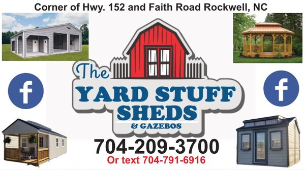 Yard Stuff is your home for quality built sheds gazebos and carports.