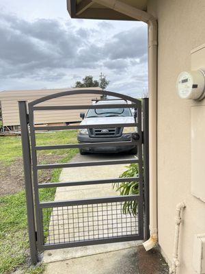 Modern pedestrian gate