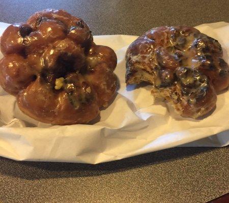 Best apple fritters ever.   Sorry I bit before I took the pic.  My only regret moving from Georgetown, IN are these!