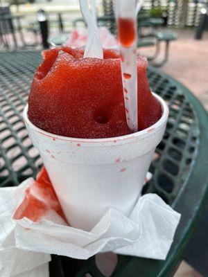 Sugar free strawberry snowball