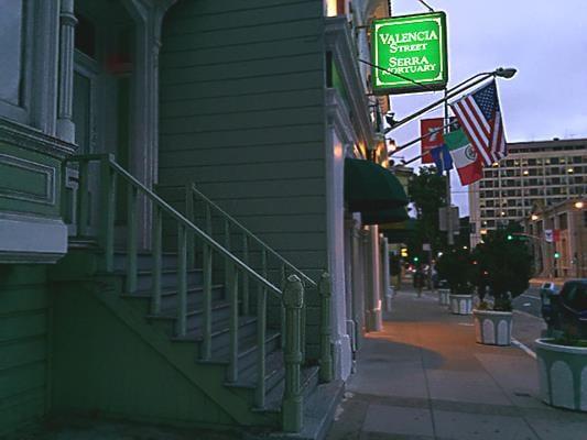 Driscoll's side view, St. Luke's Hospital in the background