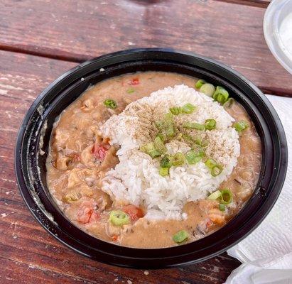 Crawfish étouffée: so darn good.