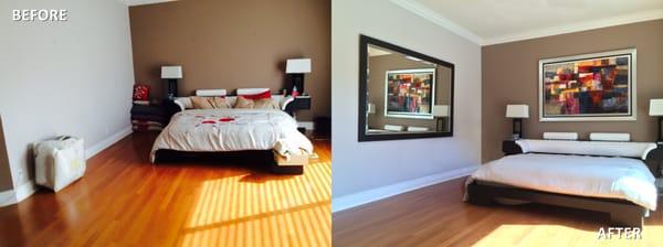 Before and After Custom Mirrors by Mirrors Miami