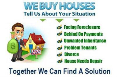 We will buy any house in any condition