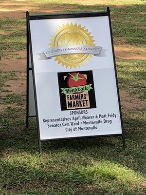 The Montevallo First Baptist Church hosts the Montevallo Farmers Market during spring, summer and early fall.