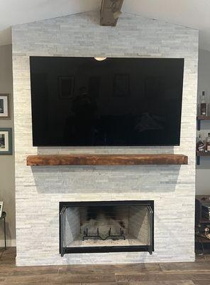 Masonry and New fireplace