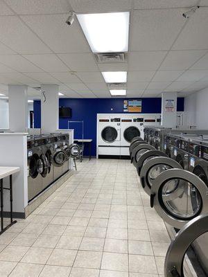 Inside Bulldog Laundromat