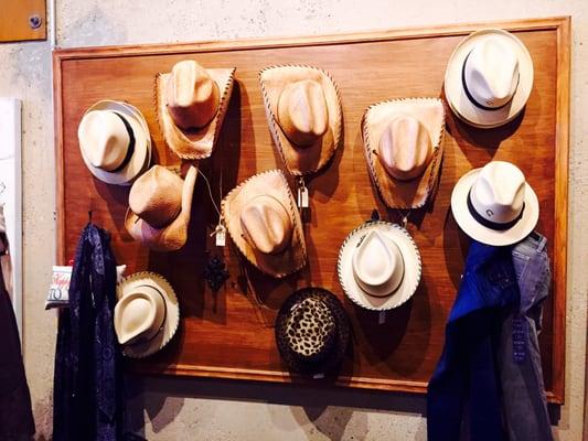 They have a great selection of western hats.