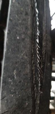 This is the tire we replaced! Then they screwed us out of their warranty!