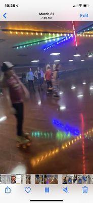 Skating at skate city