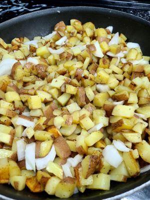 Fried potatoes