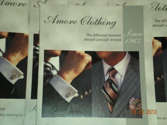 Amore Clothing. The Difference between dressed...and well dressed.