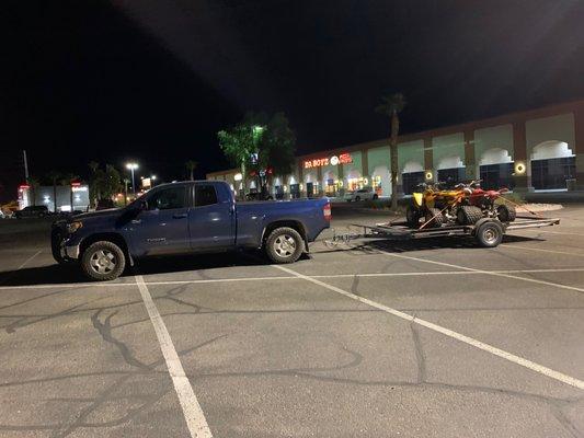 Yuma Evening swap jetskis for quads