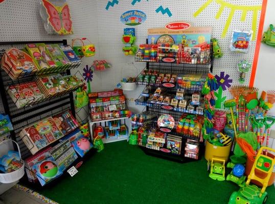 Kid's toys and tools section