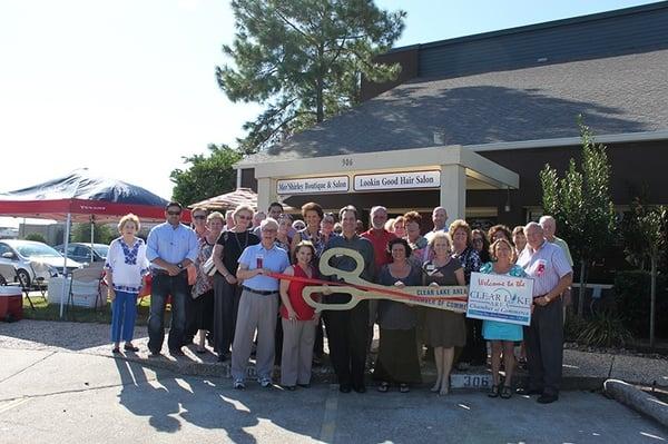 Clear Lake Area Chamber of Commerce ribbon cutting and Grand Re-opening