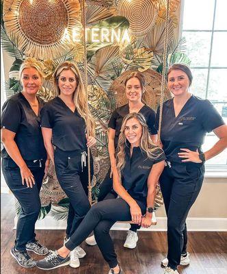 Aeterna's Team of Aesthetic Injectors and Estheticians