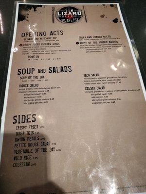 Menu front Nov 2022